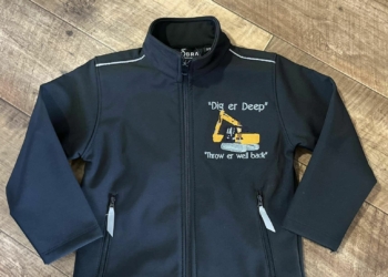 Kids Digger Softshell Jacket Black